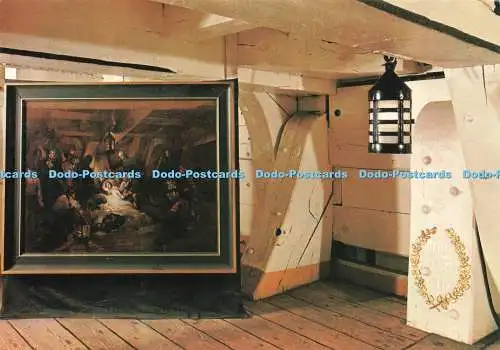 D239628 H M S Victory The Cockpit Topical Press Ltd Pitkin Bild Postkarten S