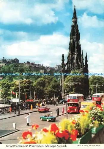 D235084 Schottland The Scott Monument Princes Street Edinburgh John Hinde E Ludwig