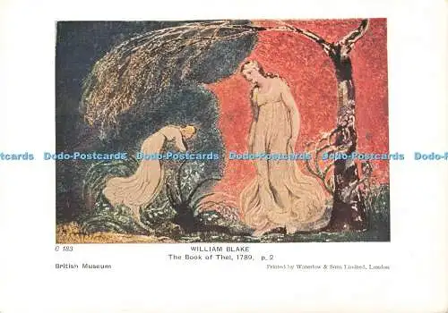 D239636 British Museum The Book of Thel 1789 Waterlow and Sons Limited William B