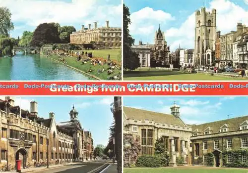 D237326 Grüße aus Cambridge River Cam E T W Dennis Mehrfachansicht