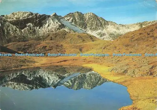 D239655 Y Lliwedd Reflecting in the Waters of Llyn Teyrn J Arthur Dixon Ltd 1991
