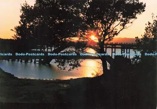 D237353 Oschiri Tramonto Sul Lago Coghinas Putzu Pina