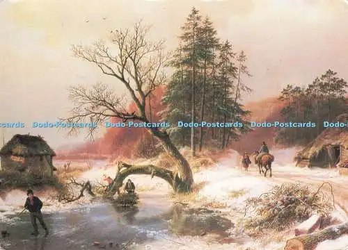 D230506 Winterlandschaft Barend Cornelis Koekkoek
