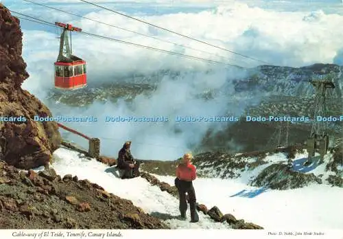 D230514 Kanarische Inseln Teneriffa Seilbahn El Teide John Hinde Ltd D Noble
