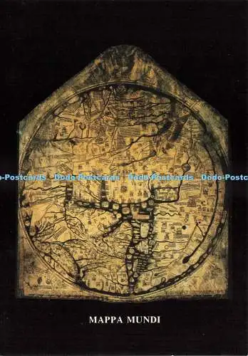 D235187 Mappa Mundi North Quire Aisle at Hereford Cathedral R J L Smith Dean and