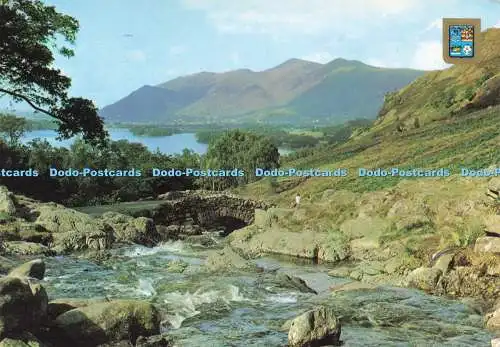 D239737 Keswick Ashness Bridge and Derwentwater Fisa I G Escudo de Oro Sanderson