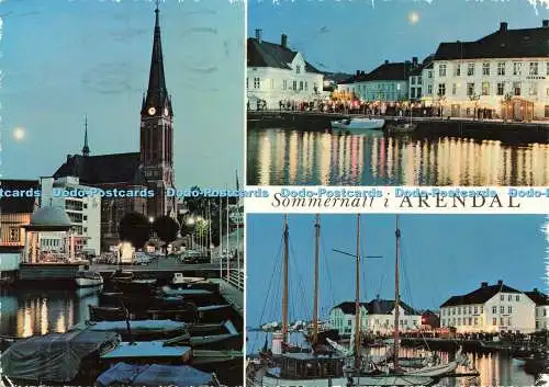 D239740 Sommernatt i Arendal Mittet Multi View 1976
