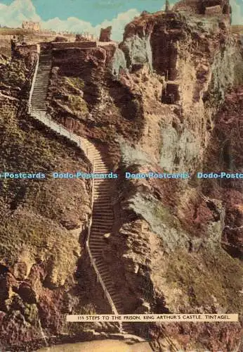 D235246 Tintagel 115 Steps To The Prison King Arthurs Castle Ronald Youlton 1956
