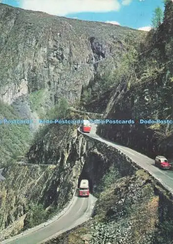 D235248 Norwegen Mabodal Tal und Eidfjord Fossli Geilo Straße Normannen