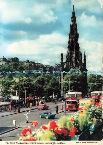 D235268 Schottland The Scott Monument Princes Street Edinburgh John Hinde E Ludwig