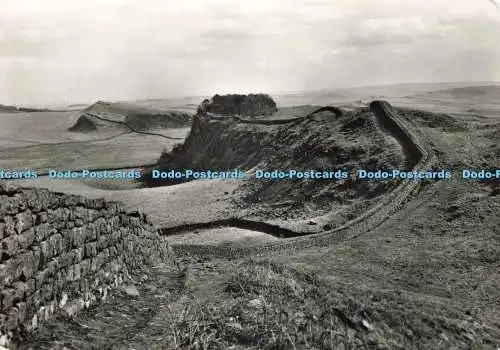 D237499 Housesteads Roman Fort Blick auf den Hadrianswall Ministerium für öffentliche Gebäude
