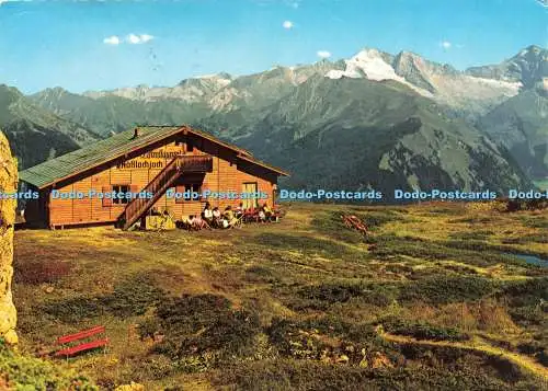 D239824 Tirol Liftrestaurant Nosslachjoch Blick gegen Olperer Berg und Schilifte