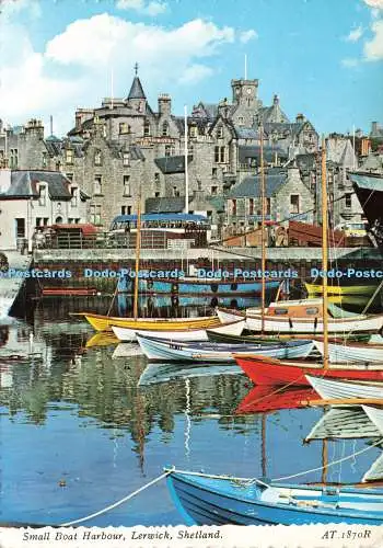 D235277 Shetland Small Boat Harbour Lerwick Valentine