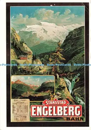 D237519 Stansstad Engelberg Bahn Fotoglob 1989 Mehrfachansicht