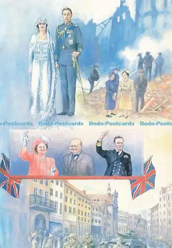 D235304 Prinz Albert Herzog von York an Lady Bowes Lyon später König Georg VI und Q