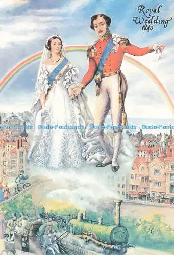 D235305 Royal Wedding Queen Victoria To Albert Prince Consort Aswell