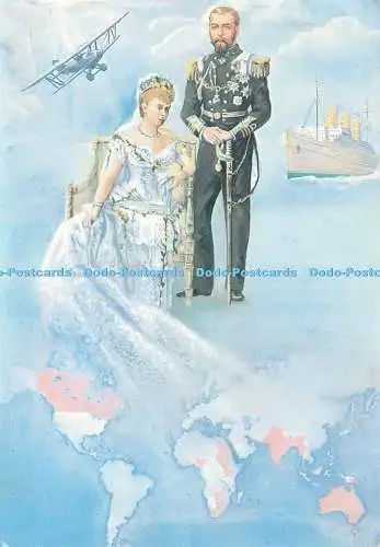 D235306 Prinz George Herzog von York an Prinzessin Mary an Teck später König Georg V.