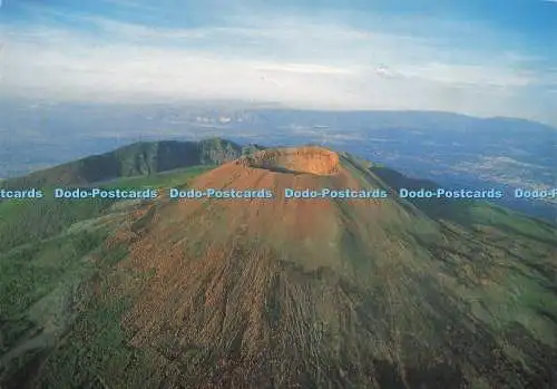 D239853 Napoli Veduta Aerea del Vesuvio e del Monte Somma Carcavallo