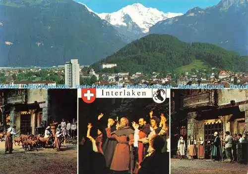 D239861 Interlaken Landschaft aus Freilichttheater Wilhelm Tell Photoglob Orell Fu
