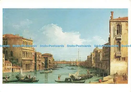 D239865 Der Canal Grande vom Campo S Vio zum Bacino Canaletto Royal Coll