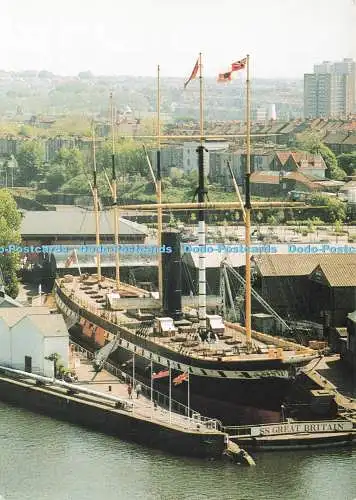 D235340 Bristol S S Großbritannien wird restauriert im Great Western Dock Beric Tem