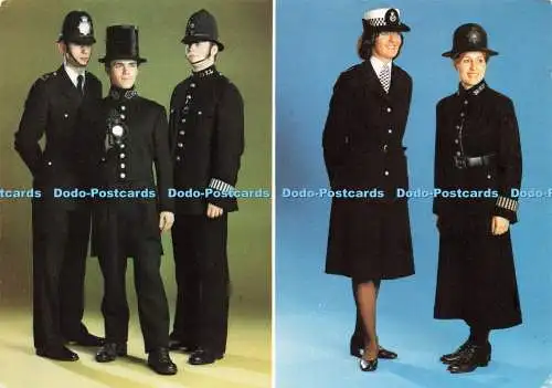 D230689 Uniformen im Wandel der Zeit Polizei Constable Frau Police Constable J Arth