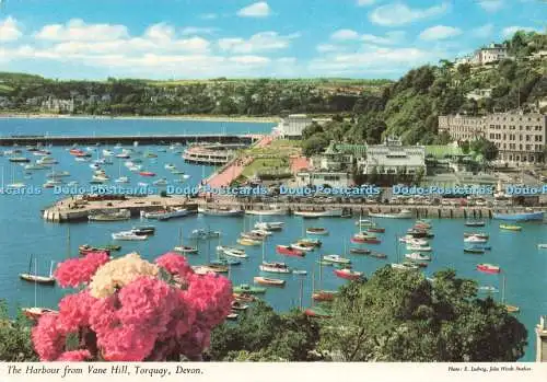 D230694 Devon Torquay Der Hafen von Vane Hill John Hinde Ltd E Ludwig