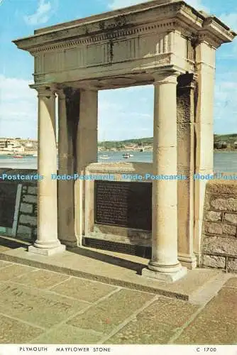 D235366 Plymouth Mayflower Stone Judges C1700