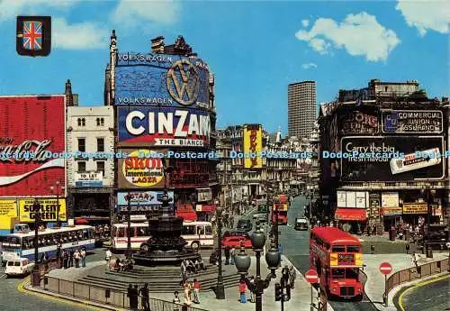 D230734 London Piccadilly Circus und Statue von Eros Fisa