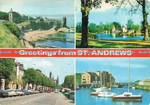 D239949 Grüße aus St Andrews The Castle South Street E T W Dennis and Sons