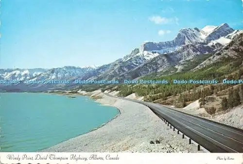 D230747 Canada Alberta Windy Point David Thompson Highway Alberta Color Producti