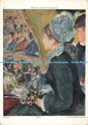 D237647 Millbank National Gallery La Premiere Sortie Renoir Waterlow 1949