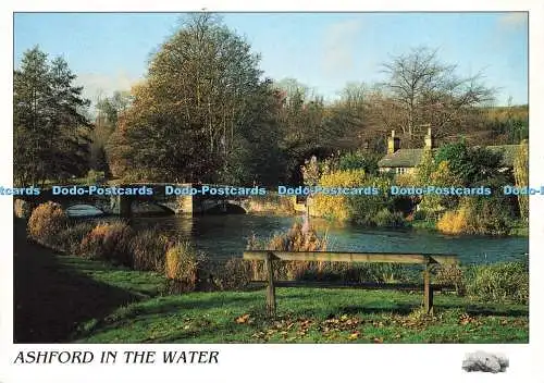 D230756 Ashford im Wasser The Sheepwash Bridge Millstone Karten