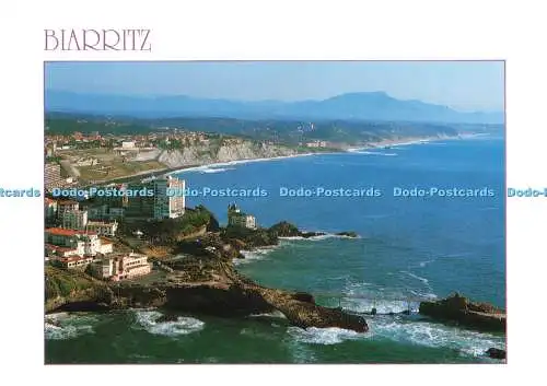 D230776 Biarritz Le Rocher de la Vierge le Musee de la Mer Lavielle Z A C Philip