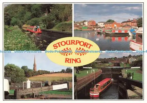 D230795 Stourport Ring Diglis Locks Worcester Douglas M Smith Multi View