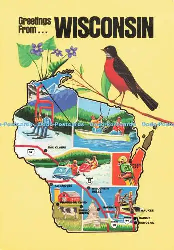 D235482 Grüße aus Wisconsin Fagan