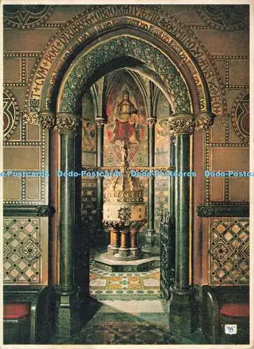D237722 Palace Of Westminster The Font Crypt Chapel Walter Scott