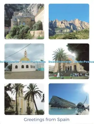 D237732 Grüße aus Spanien Mehrfachansicht