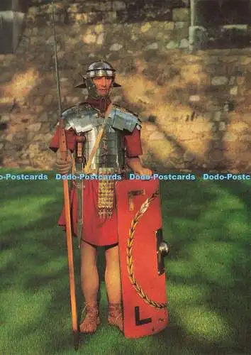 D237736 Cardiff Ein römisches Legionärsmodell im National Museum of Wales W S Cowe