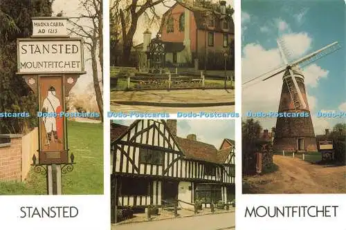 D230865 Essex Stansted Mountfitchet A C E Karten Multi View