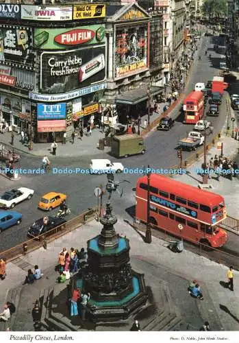 D237773 London Piccadilly Circus John Hinde Kardorama D Noble