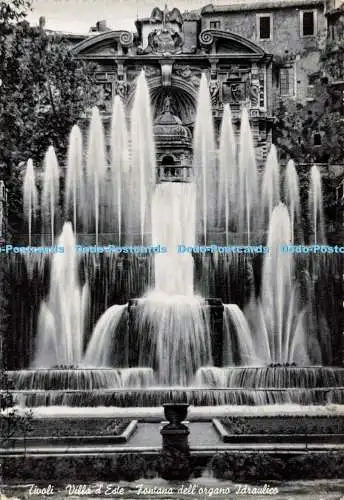 D237792 Tivoli Villa d Este Fontana Dell Organo Idraulico P L