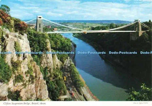 D230900 Avon Bristol Clifton Hängebrücke John Hinde Ltd E Nagele