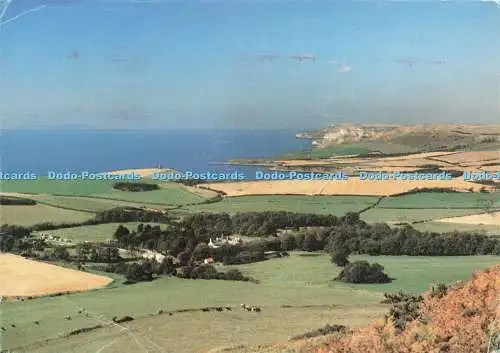 D230919 Dorset Coast and Farmland Beyond Smedmore House can be seen the Clavell