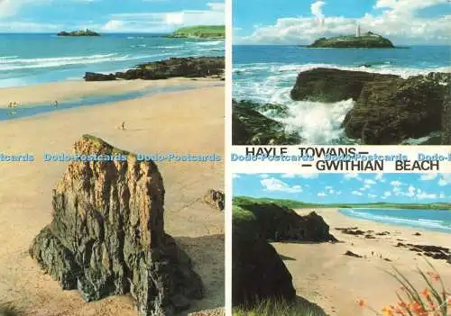D230924 Hayle Towans Gwithian Beach John Hinde Ltd Multi View