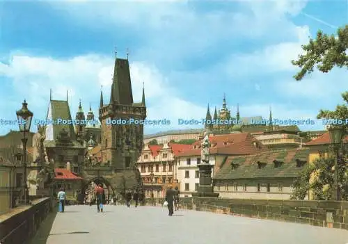 D230974 Praha Malostranske Mostecke veze chram sv Mikulase a Prazsky hrad Press