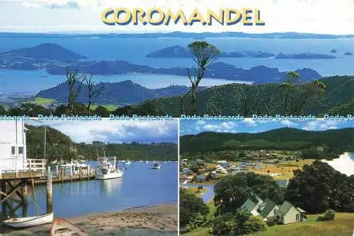 D230979 Coromandel New Zealand Pictorial Publications Limited Tiki Postcard Mult