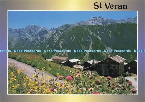 D230992 St Veran Le Village au Printemps Editions des Alpes