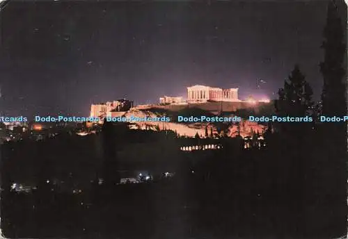 D231008 Athen Die Akropolis bei Nacht Ger S Loucatos und Co G A Guizi