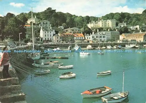 D231050 Jersey St Aubin Harbour Jarrold and Sons Ltd Cotman Color Series 1977